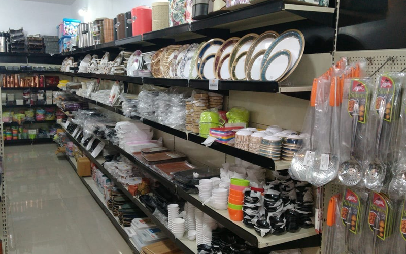Crockery Store Rack